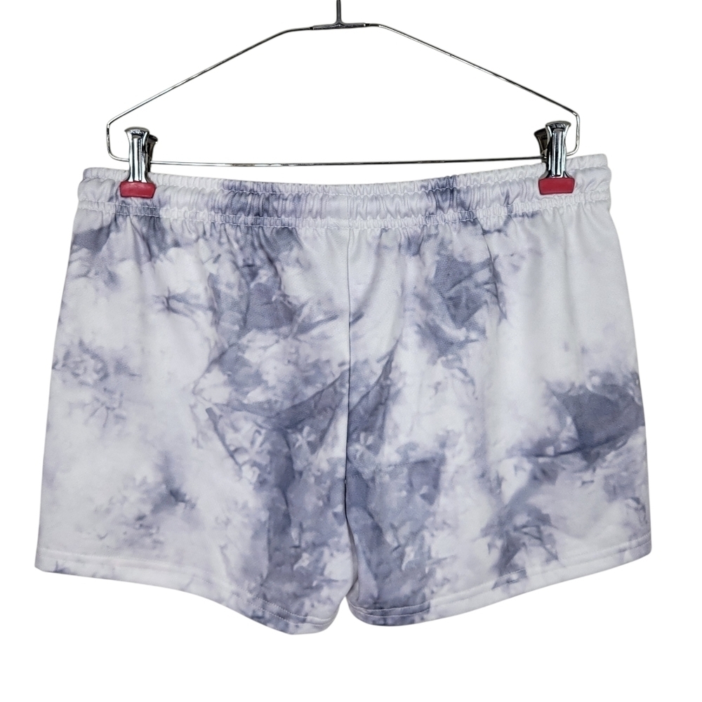 Michelob Ultra Track Shorts Sweatshirt Set Women Size L White Gray Tie Dye Logo - Picture 7 of 14